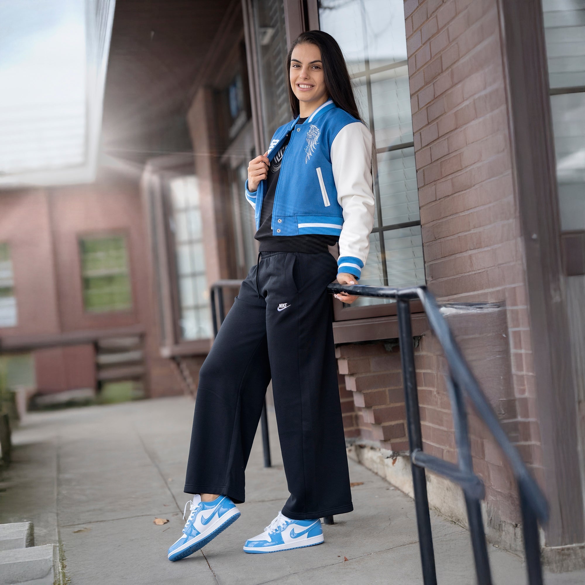 Women's Wings Wool Varsity Jacket